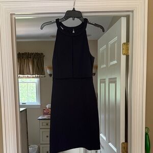 Guess Navy Blue Halter Mini Dress